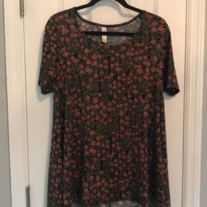 Floral lularoe perfect tee